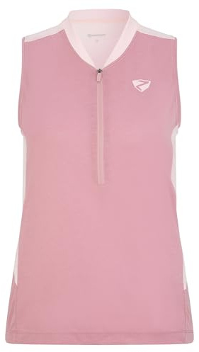Ziener NIKOLETTA - Maglia da Ciclismo da Donna, per Mountain Bike, Traspirante, ad Asciugatura Rapida, Elastica, Senza Maniche, Rosa Malva, 42