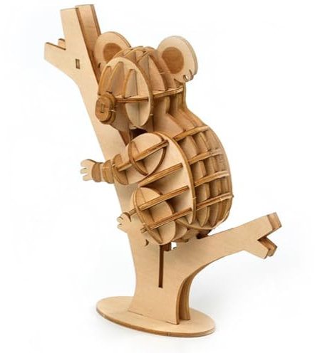 LRXIYODE DIY Puzzle bastelzeug für Crafts for rätsel laubsägen für Puzzle für knobeleien für zabawki stymulujące rozwój Bambus