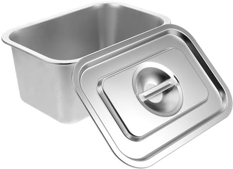 Vaguelly Contenedor De Compost Para Cocina Con Tapa Almacenamiento Inoxidable Diseño Compacto