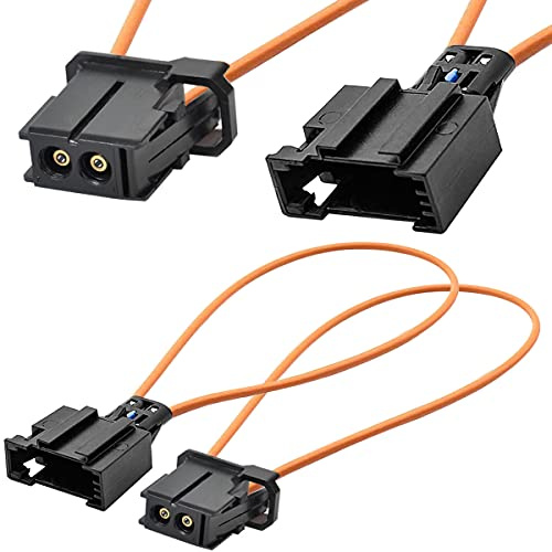 HAAMNING7 2 PCS La maggior parte dell'adattatore maschio e femmina per bypass del loop in fibra ottica per Benz per Audi per Mercedes per BMW per connettore strumento diagnostico per VW