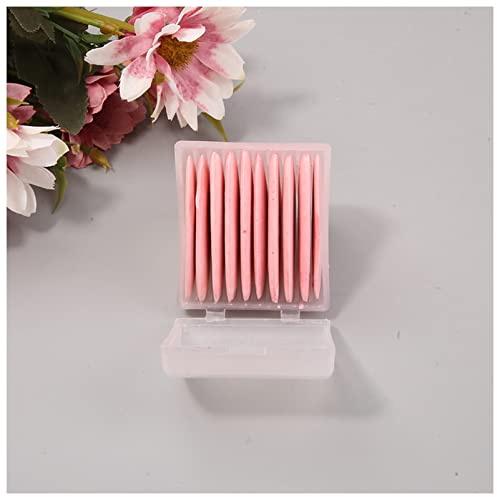SHUOCONG 10Pcs Colorful Erasable Tailors Chalk Fabric Sewing Marker Clothing Pattern DIY Tool Needlework Accessories(Pink)