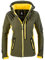 Rock Creek Damen Softshell Jacke Windbreaker Regenjacke Übergangsjacke Softshelljacke Damenjacke Regenmantel Outdoorjacke D-402 Dunkelgrün S