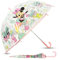 SRV Hub Minnie Mouse Kids Transparent Umbrella, 75cm PVC Dome, Windproof, Lightweight, Waterproof for Girls 3-7 Years, Durable J Handle, Rain & Sun Protection