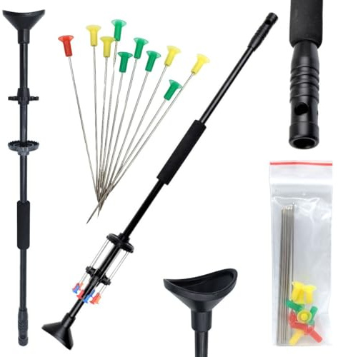 Glac Store Cerbottana Professionale Sportiva 30 24” 18” 12” pollici in alluminio resistente e resina, leggera, con porta dardi e 10 dardi inclusi (da 24” Pollici 60 cm)