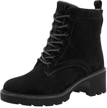 Tamaris Botines de tacón para Mujer, Color Negro, Talla 39 EU, Negro, 39 EU