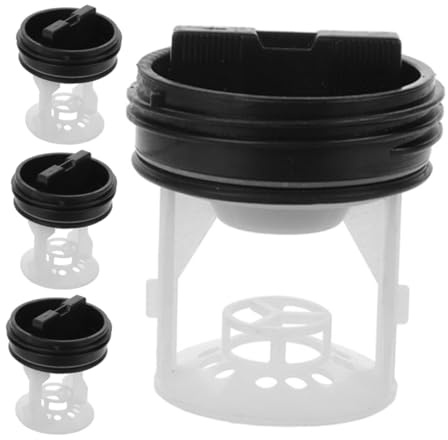 SHINEOFI 4piezas Accesorios Para Lavadoras Tapón De Filtro De Drenaje De Plástico Reemplazo Del Filtro De Lavadora De Entrada De Para Uso Casa