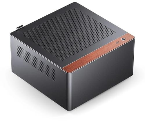 Jonsbo NV10 ITX Mini-Desktop-Gehäuse, 3,3 mm, Aluminiumlegierung, Gehäuseschale, unterstützt 1U Flex Power Suppl 4,5 l Volumen, kleines PC-Gehäuse