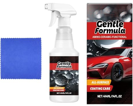 Husoiuy Sigillante in ceramica, 414 ml, lucidante idrofobo per auto, restauratore, per riparazione, protezione luccicante, rivestimento esterno, moto, camion, SUV