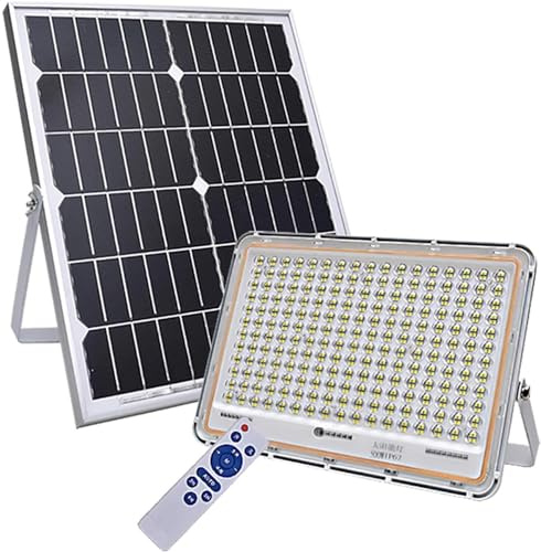 Led solcellsdrivna strålkastare Monokristallina silikon solpaneler(500W)