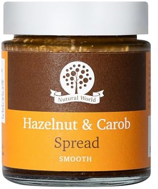 Nutural World - Pâte onctueuse à la noisette et caroube (170g) Award Winning product