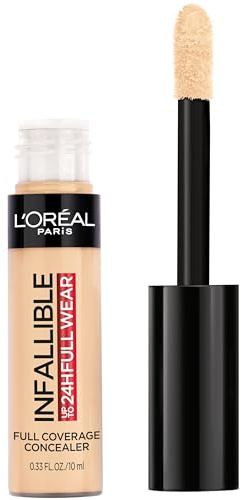 L'Oreal Paris Makeup Infallible Full Wear Waterproof Matte Concealer, Full Coverage, Vanilla, 0.33 fl. oz.
