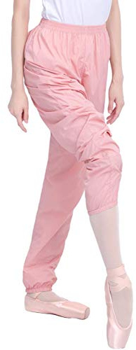 Daydance Pink Teen Girls Dance Pants Ripstop Ballet Warm Up Perspiration Trousers