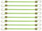 8 Pzi 25cm Corde Elastici con Ganci Mini Cavi Elastici Cinghia Elastica con Ganci Corde Elastiche Robuste in Gomma Ganci Elastici Universali per Teloni Campeggio Fissaggio Bagagli Trasporto Telo Tenda