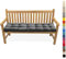 Lsjoaw Bankauflage Bankkissen 120X50X6CM Sitzauflage Sitzkissen Bank Bankpolster Sitzpolster Auflage für Gartenbank Sitzbank & Hollywoodschauke Outdoor/Indoor,Color#36 Grau GrüN