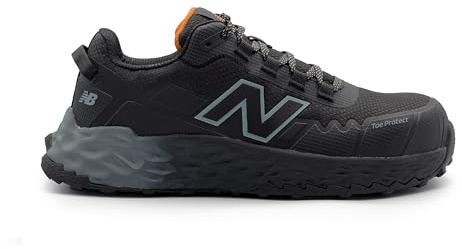 New Balance Fresh Foam Cremorne Composite Toe Safety Shoes for Women - Non Slip, Electrical Hazard - Black, Low Rise