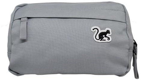 Marsupio incrociato - Doggy Bag - Borsa Unisex-Adulti - 2L - Riciclato, Blu grigio, Marsupio in vita o sul petto