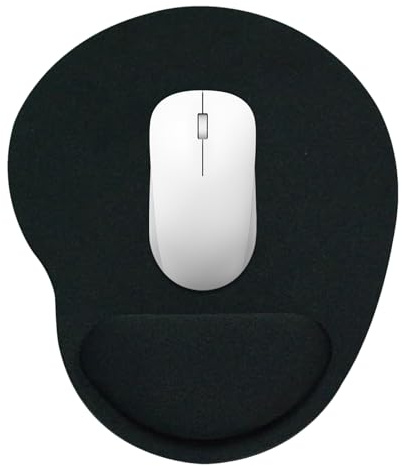 Hogvinnatil Alfombrilla de ratón ergonómica Resistente al deslizamiento Alfombrilla de ratón con soporte para el muñeco para todos los ratones Oficina Computadora Portátil
