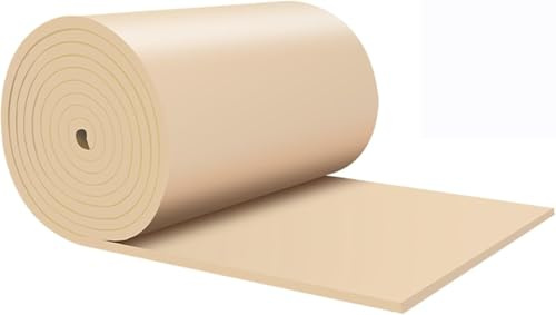 LBAawxe Self-Adhesive Acoustic Panels, High Elasticity Insulation Proofing Panels, Sound Treatment Wall Panels(Yellow-30mm,1x5m)