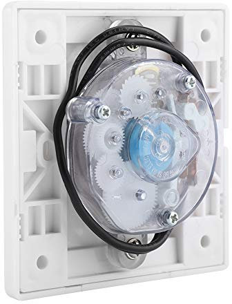 Timer Intelligente 220V, Interruttore Temporizzato Meccanico per Pompa dell'Acqua, Ventilatore, Scaldabagno e Lampada - Timer Multifunzione 120 Minuti con Controllo Conto alla Rovescia