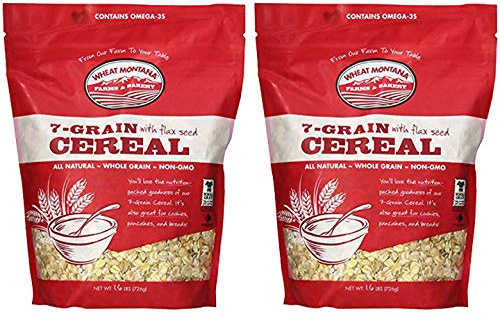 Wheat Montana Farms & Bakery, 7 Grain with Flax Seed Cereal, 1.6 Pound (2 pack)