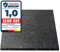 ‎Floordirekt | Tapis Anti-Vibration Recyclé, Fabriqué en Allemagne – Dalle Découpable - Différentes Épaisseurs | Idéal pour Machine à Laver, Sèche-linge | 60 x 60 x 0,5 cm