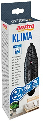 Amtra Klima Nano Preset 25 W - Chauffage Automatique pour Aquariums, Réservoirs des Tortues et Paludariums Jusqu'à 25 L, Submersible, Température Préréglée 25 desgrés