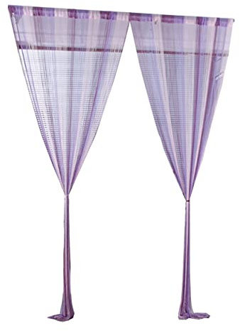 Homoyoyo Rideaux à Fils Décoratifs Rideaux De Chambre Et Salon Séparateur pour Fenêtre Ou Porte