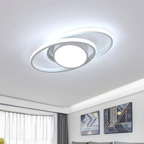 Osairous 39W Plafon LED Techo 6500K 4290LM Lampara Techo Redonda 38CM Lampara LED Techo Moderna para Salón, Dormitorio, Pasillo, Comedor