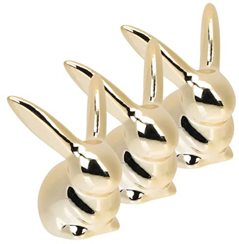PRETYZOOM Keramik Tiere Handwerk Mini Bunny Statue Garten Dekorationen Figur Für Ostern Home Decor