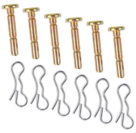 GANAZONO 6juegos Pines De Corte Metálicos para Sopladores De Nieve De Reemplazo De Accesorios Resistentes para Máquinas De Nieve Compatibles Quitanieves