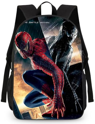CBOSNF Spider Mochila, 3D Diseño Super Mochila Escolar, Mochila Juvenil, Bolsa de Equipaje, Mochila de Viaje Infantil, Regalo para Niños