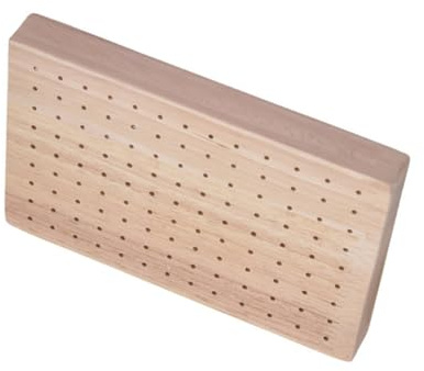 CIYODO Soporte de Madera para Pinchos y Aperitivos con Orificios Expositor para Frutas y Catering Fácil de Limpiar y Transportar para Bodas