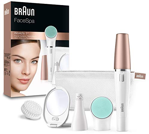 Braun Face Spa Épilateur Visage Brosse Nettoyante 853V