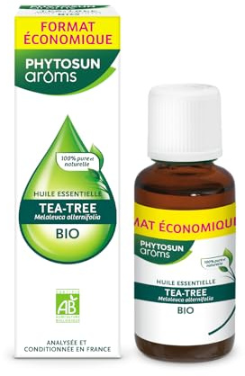 PHYTOSUN AROMS - Huile Essentielle Tea-Tree Bio (Arbre à Thé) - HEBBD - 100% Pure & Naturelle - 100% Bio - Analysée & Conditionnée en France - 30 ml