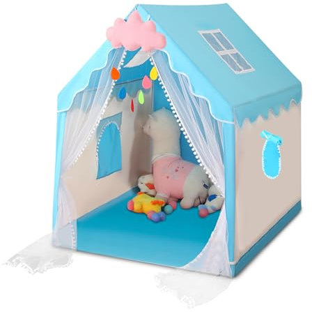 Ergocar Tenda da Gioco per Bambini, Tenda per Bambini Portatile, Castello della Principessa, Casetta dei Giochi per Interni ed Esterni, Regalo di Compleanno di Natale per Ragazzo e Ragazza