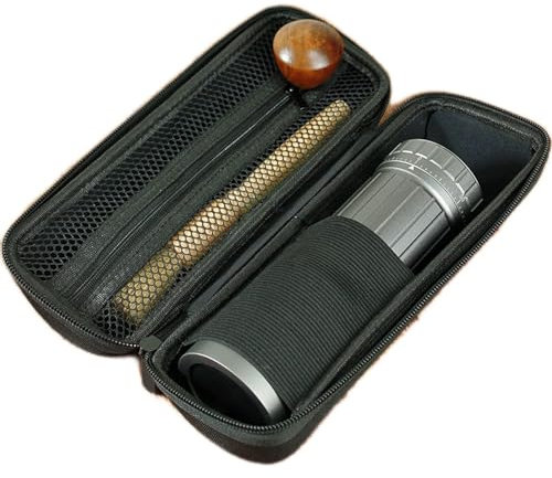 Atyhao Manual Coffee Grinder Storage Bag, Waterproof Travel Case, Suitable for Outdoor Use, 250x100mm