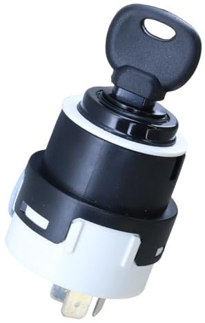 Selyse Interruptor de encendido de 12 V/24 V con 2 llaves, 10 pines con arranque ON-OFF. Interruptor de encendido apto para automóviles, motocicletas, barcos y excavadoras JCB.