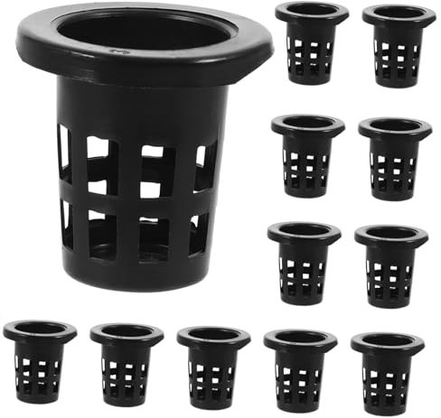 SUPVOX 100pezzi Cesti Per Piante Idroponiche Con Rete Mesh Vasi Per Coltivazione Di Verdure e Fiori Contenitori Riutilizzabili Per Giardinaggio Domestico Adatti Per Balconi e