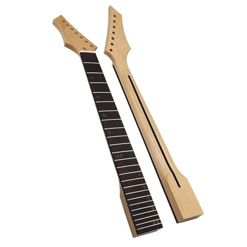 Oavslutad gitarrhals 7-strängad Vänsterhänt Original Trä 24-band Lönn 6,8 Bredd DIY Professionellt Modifierat Gitarrhandtag
