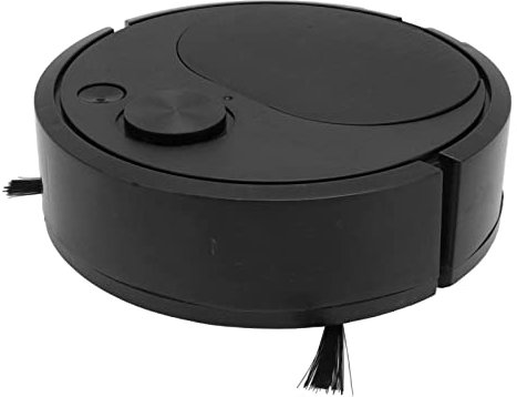 YUEHISY Aspirateur Robot, Robot Balayeur Intelligent avec Un Seul Bouton et évitement Automatique, pour Bois, Carrelage, Tapis, Poils d'animaux, Poussière Domestique (Black)