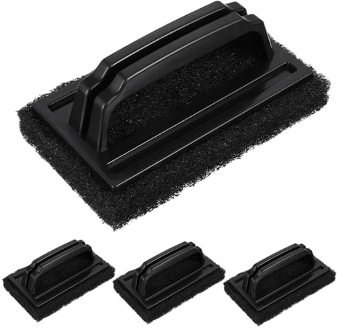 UKCOCO 4pièces Brosse Nettoyante Barbecue pour Cuisine Et Comptoirs Multifonctionnelle Et Pratique