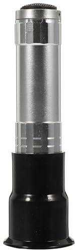 jojofuny Testeur D'œufs Portable pour Incubation et Contrôle des Œufs en Alliage D'aluminium Argentée Lampe à Bougie Évite la Surchauffe en Ferme
