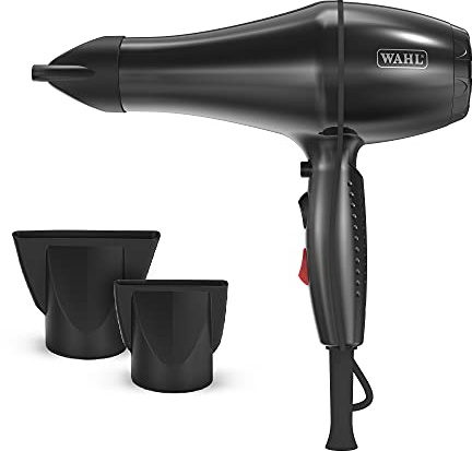 Wahl Pro Slim Style Dryer, Hair Dryers for Women 2000 Watt, Ionic Function, Reduces Static and Frizz, Tourmaline Coated Grille, Cool Shot Button, 3 Heat and 2 Speed Settings, Slim Concentrator Nozzle