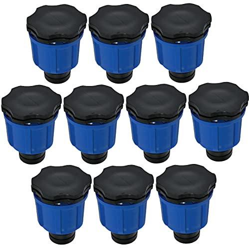 AERZETIX - C48694 - Juego de 10 Tapas/Tapones de Cierre para Manguera de jardín Ø16mm (Manguera Plana) - tapón Obturador para Sistema de riego por Goteo