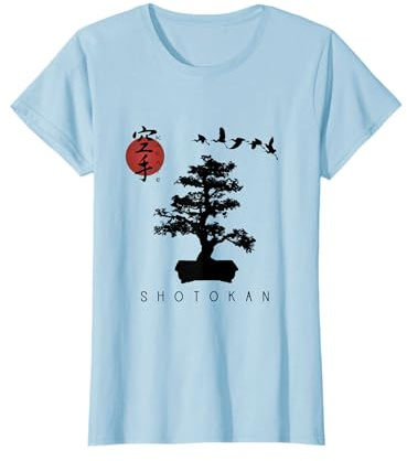 Shotokan Tenue de karaté / Bonsaï Calligraphie T-Shirt