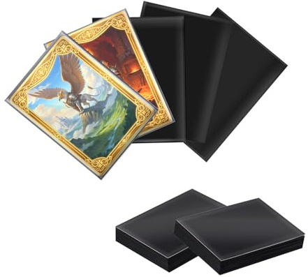 Mcbazel 100 Pezzi Soft Card Sleeves Bustine Protettive Custodie Protettive 66 * 91mm per YuGiOh, Pokemon, Ultimate Guard, MTG