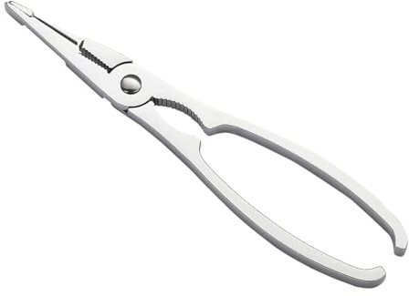 feyiubmen Perfektes Meeresfrüchtebesteck, Hummerzange, Rostfreier Edelstahl, Krabbe Bein Schere Klemme Nuss Knacker Meeresfrüchte Öffnen Essen Werkzeuge.