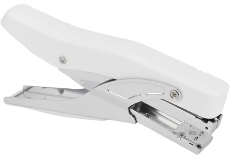 Greensen Handheld Stapler, Plier Stapler Heavy Duty Large Opening Ergonomic Design 20 Sheet Capacity with All Metal Structure for Office School Warehouse