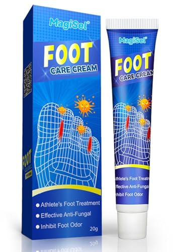 Crema per il piede d'atleta, Crema per la cura dei piedi, rapido sollievo da prurito e desquamazione, deodorante per i piedi, nutriente e idratante, prodotto naturale (20g)