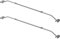 APT Lot de 2 cintres de bâche plats réglables 100-155 cm en métal
